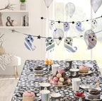 Halloween Tableware, Ghost Print Paper Plate x8