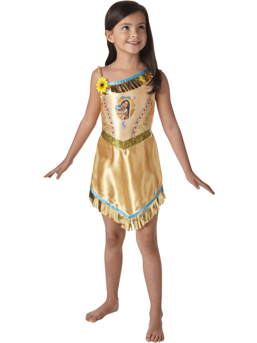 Girls Fairytale Pochontas Costume