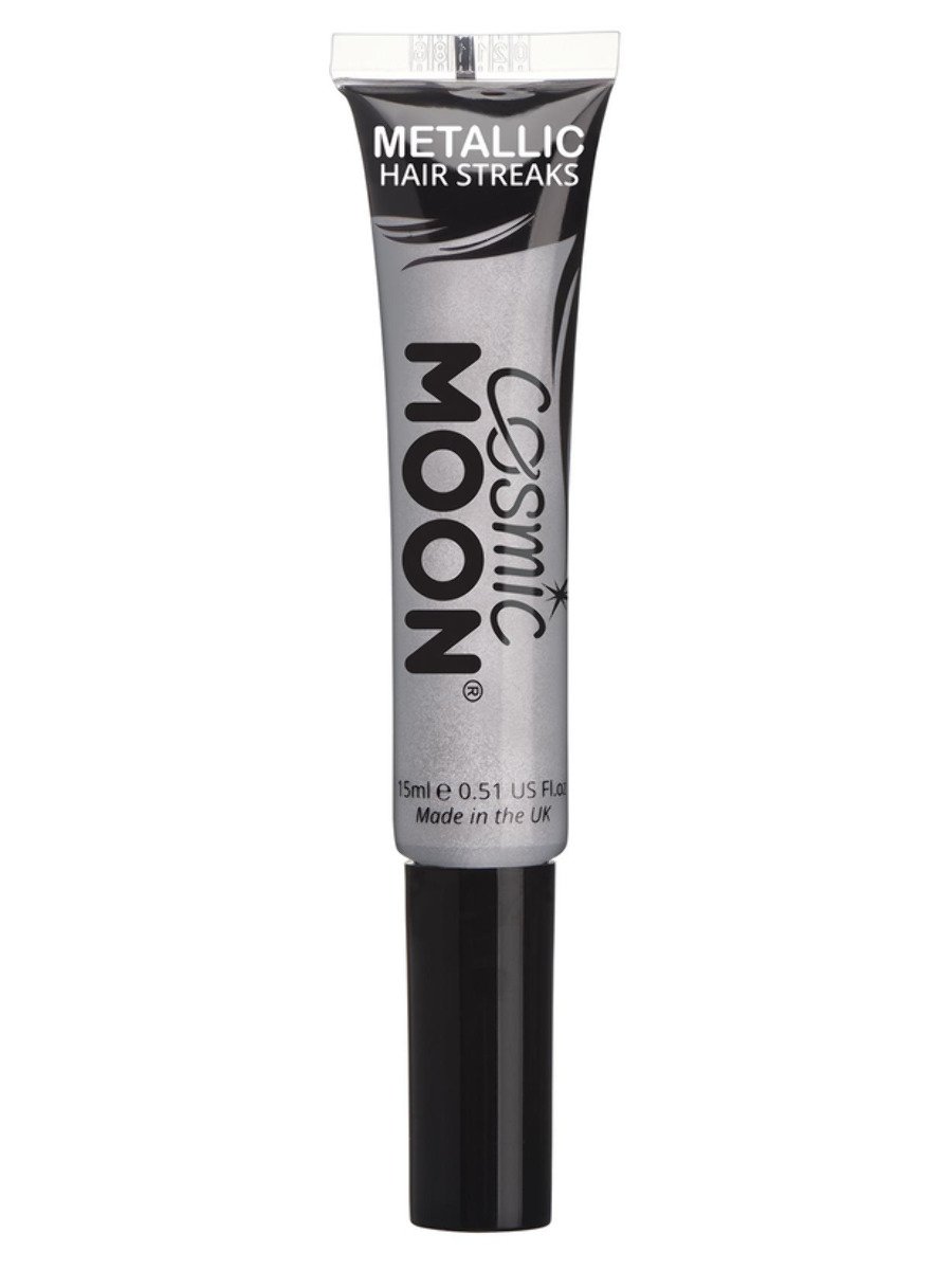 Cosmic Moon Metallic Hair Streaks