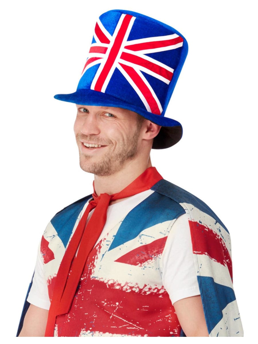 Deluxe Union Jack Top Hat Alternative 1