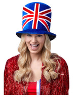 Deluxe Union Jack Top Hat