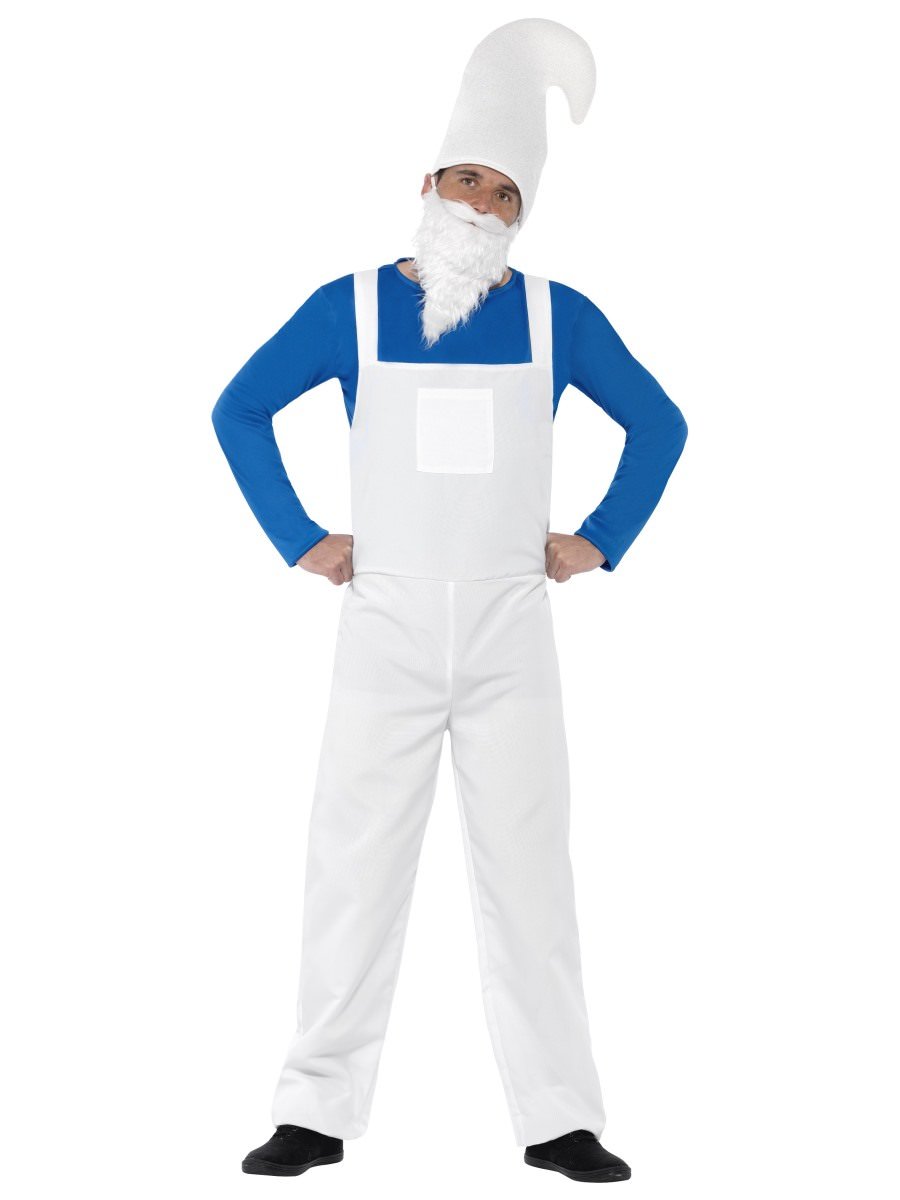 Garden Gnome Costume, Male, Blue