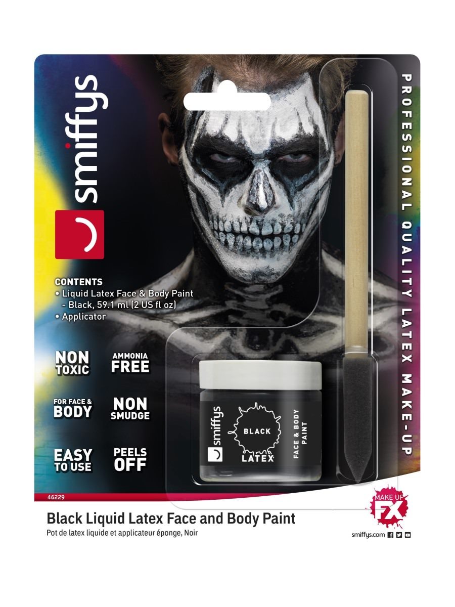 Liquid Latex Pot & Sponge Applicator, Black Alternative View 6.jpg