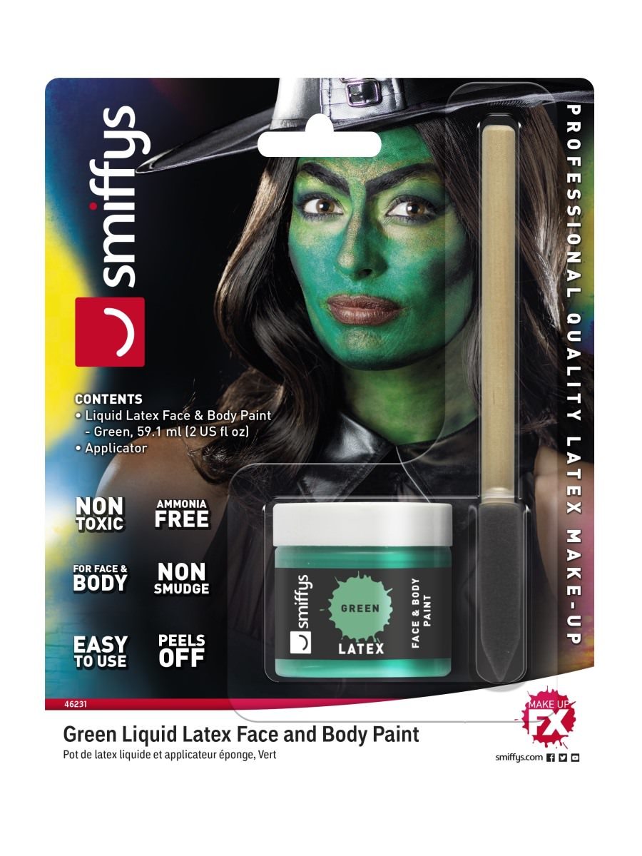 Liquid Latex Pot & Sponge Applicator, Green Alternative View 8.jpg