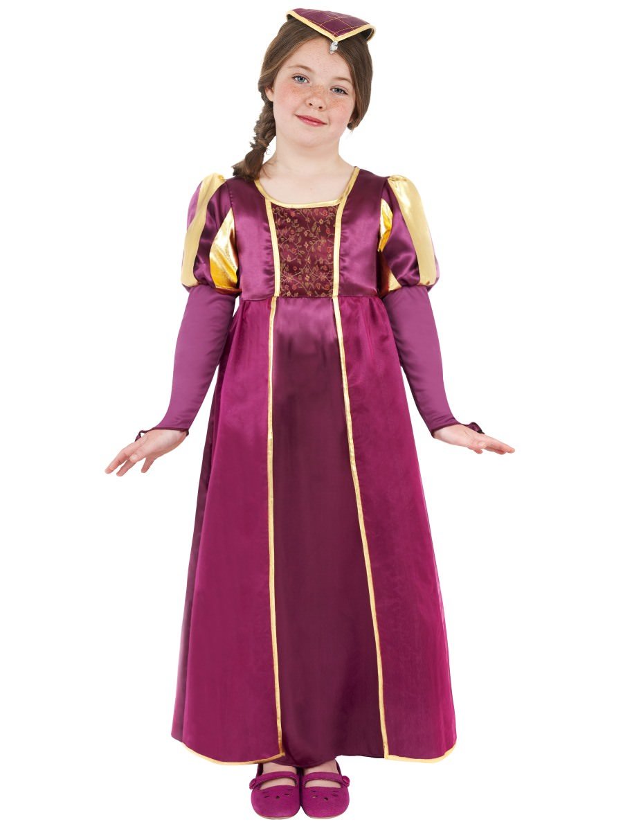 Tudor Girl Costume, Purple